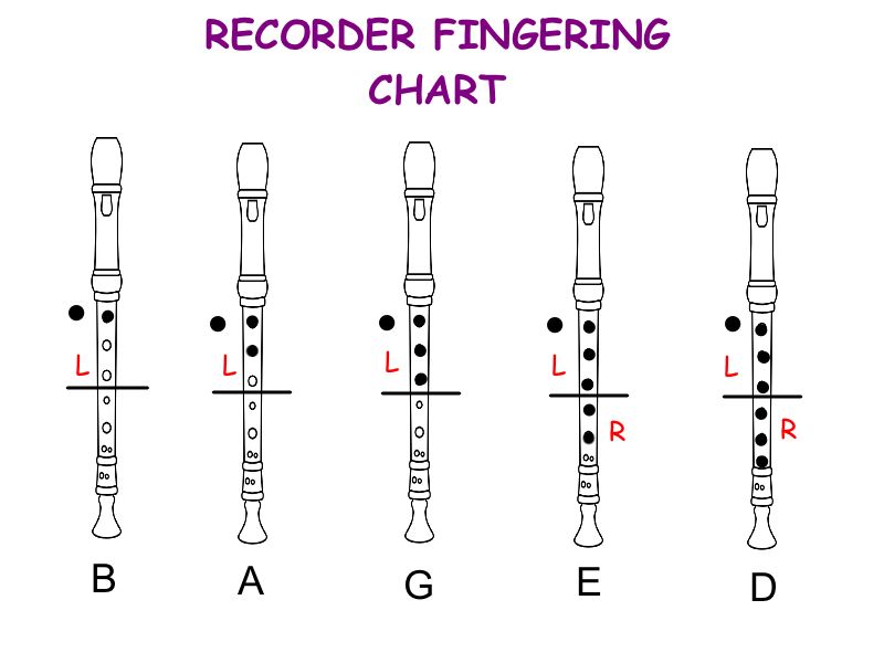 Cross Buns Flute Finger Chart.